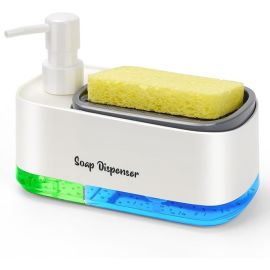 DISPENSADOR DE JABON 2 EN 1