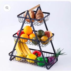 Frutero de 3 Niveles para Cocina – Organizador de Frutas