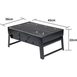 Mini Parrilla para Camping Jardín para Barbacoa Portatil Plegable