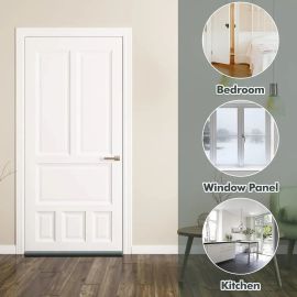 Pack de 2 Burlete Espuma Protector Puerta Bloqueador Polvo Suciedad