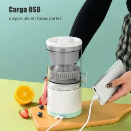 Exprimidor/Extractor Portátil para Naranjas y más, Recargable por USB