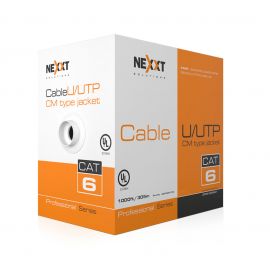 Cable U/UTP 4 Pares Cat6, Calibre 24AWG - Nexxt