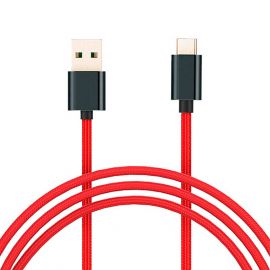 CABLE USB MI BRAIDED USB-A/USB-C ROJO - XIAOMI