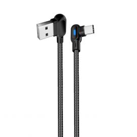 Cable USB Type-C 90° LED - Ikafree