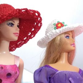 Accesorios para Barbie, Pack x 03 Sombreros Chicachic