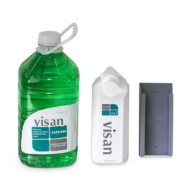 Jabón Líquido sin Antisépticos Visan + Dispensador - Roker