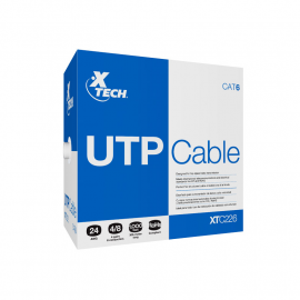 Cable UTP 4 Pares Cat6 XTC-226 – Xtech