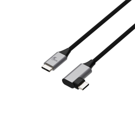 Cable USB-C Macho a Macho con Conector en Forma de L XTC-531 - Xtech