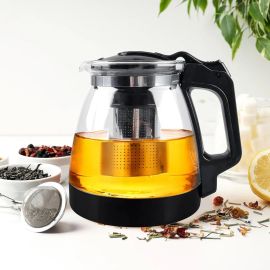 Tetera de Vidrio Infusor de Té con Filtro 1.500 Litros