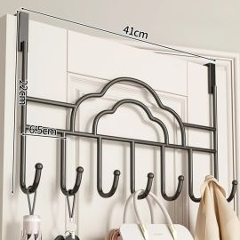 Perchero para Puerta de 6 Ganchos Nuve – Organizador Colgante