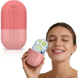 Rodillo Facial de Hielo Reutilizable – Masajeador Refrescante
