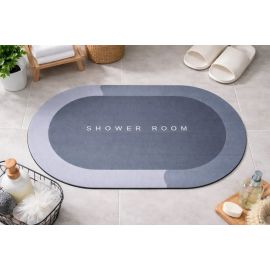 Alfombra Absorbente Circular Para Baño