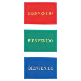 Felpudo Rectangular “Bienvenido” 60 x 40 cm – Decorativo y Antideslizante