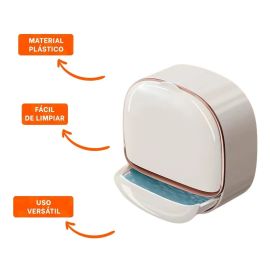 Jabonera de Pared para Baño – Organizadora y Ahorradora de Espacio