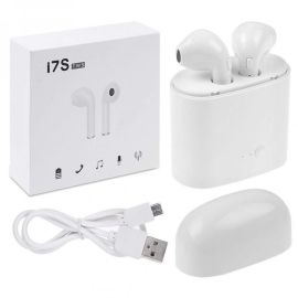 Audífonos Inalámbricos i7S TWS con Estuche de Carga